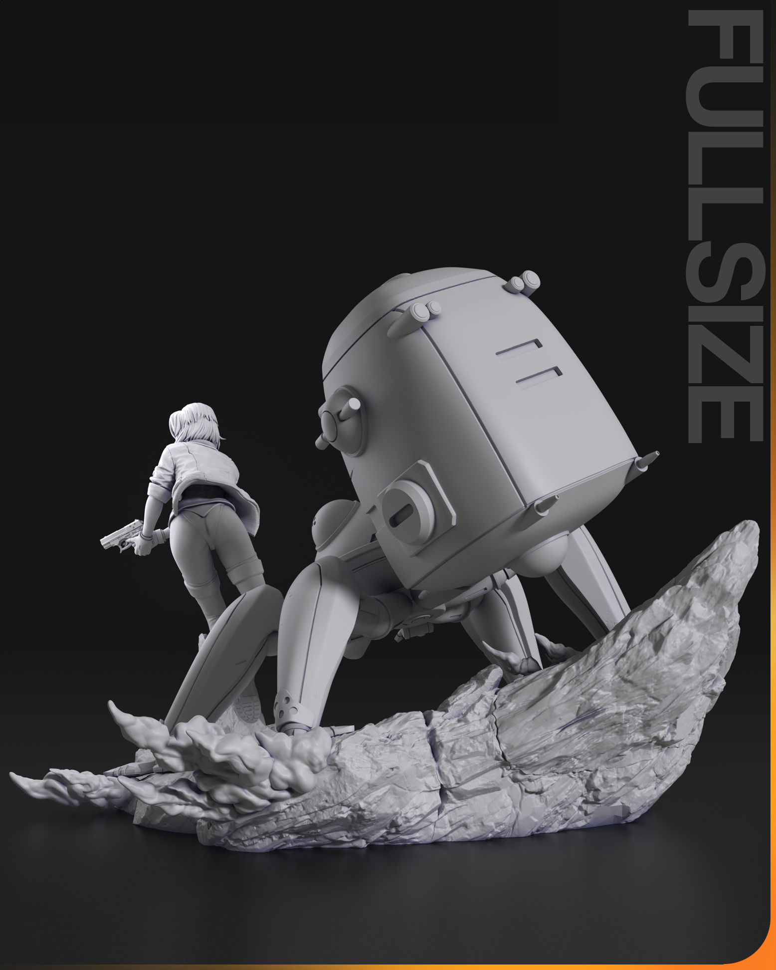Figurine à peindre Motoko Ghost in the shell manga anime Film