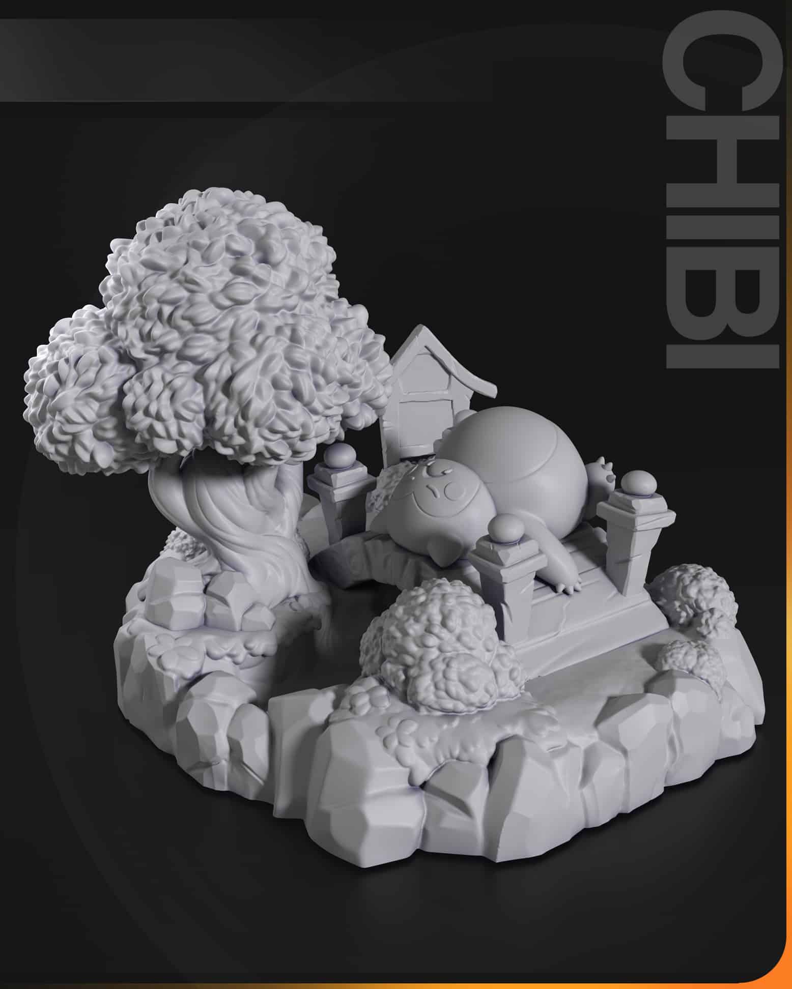 Figurine à peindre Ronflex Pokémon jeux vidéo animé