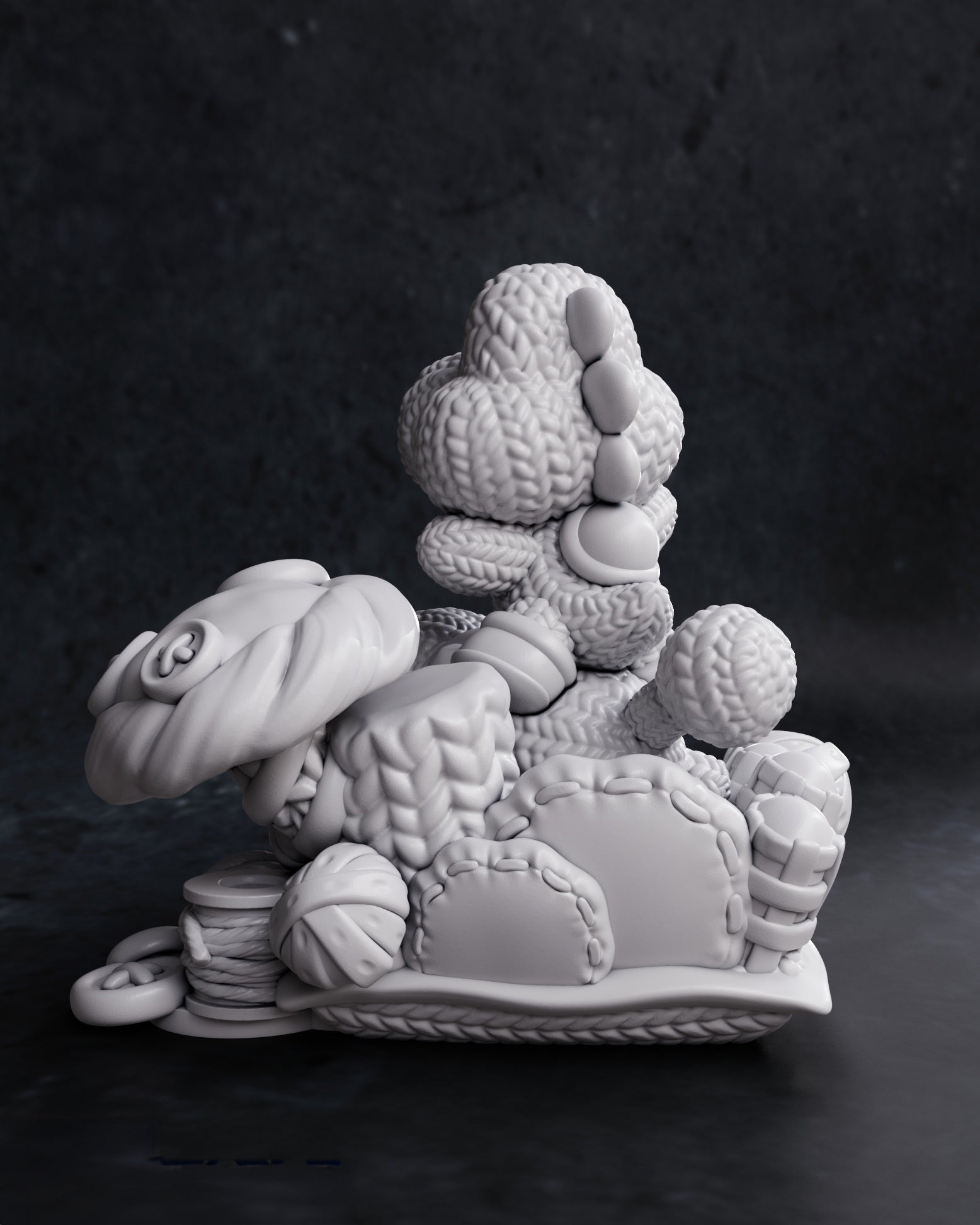 Figurine à peindre Yoshi Mario Bros animé Manga jeux vidéo Film