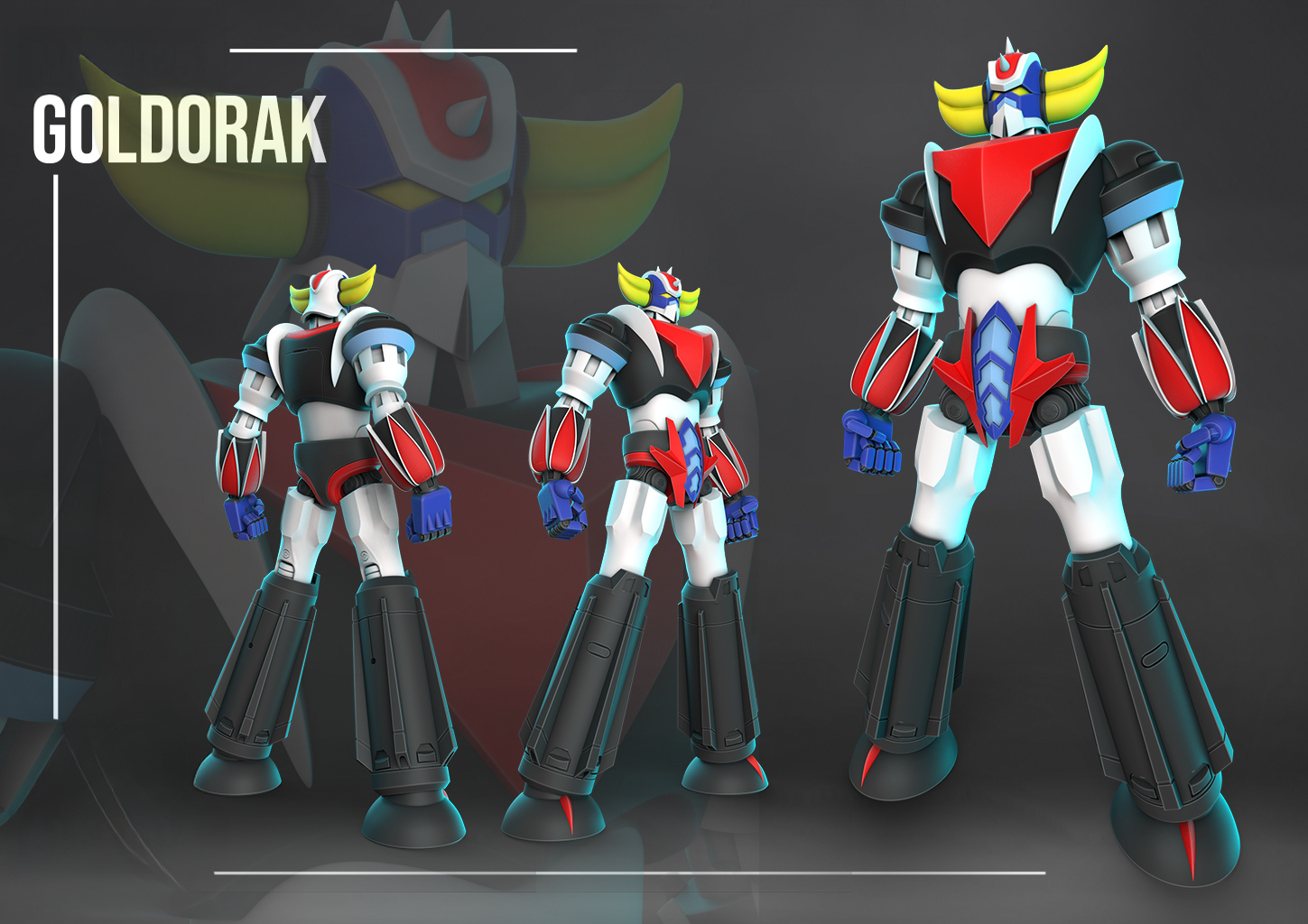 Figurine Goldorak a peindre Figurine retro Figurine mecha a peindre