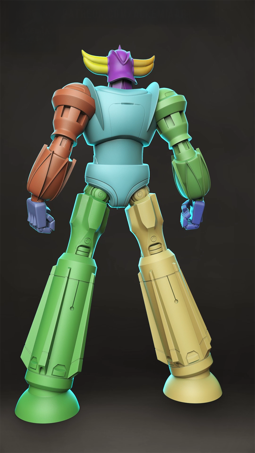 Figurine Goldorak a peindre Figurine retro Figurine mecha a peindre