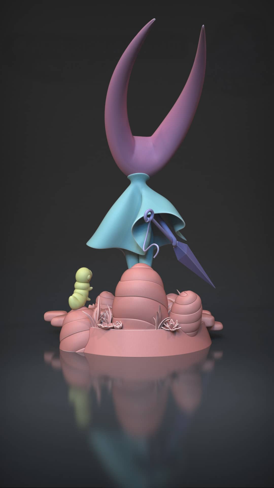 Figurine Hornet a peindre figurine jeux video figurine hollow knight jeux video indie game