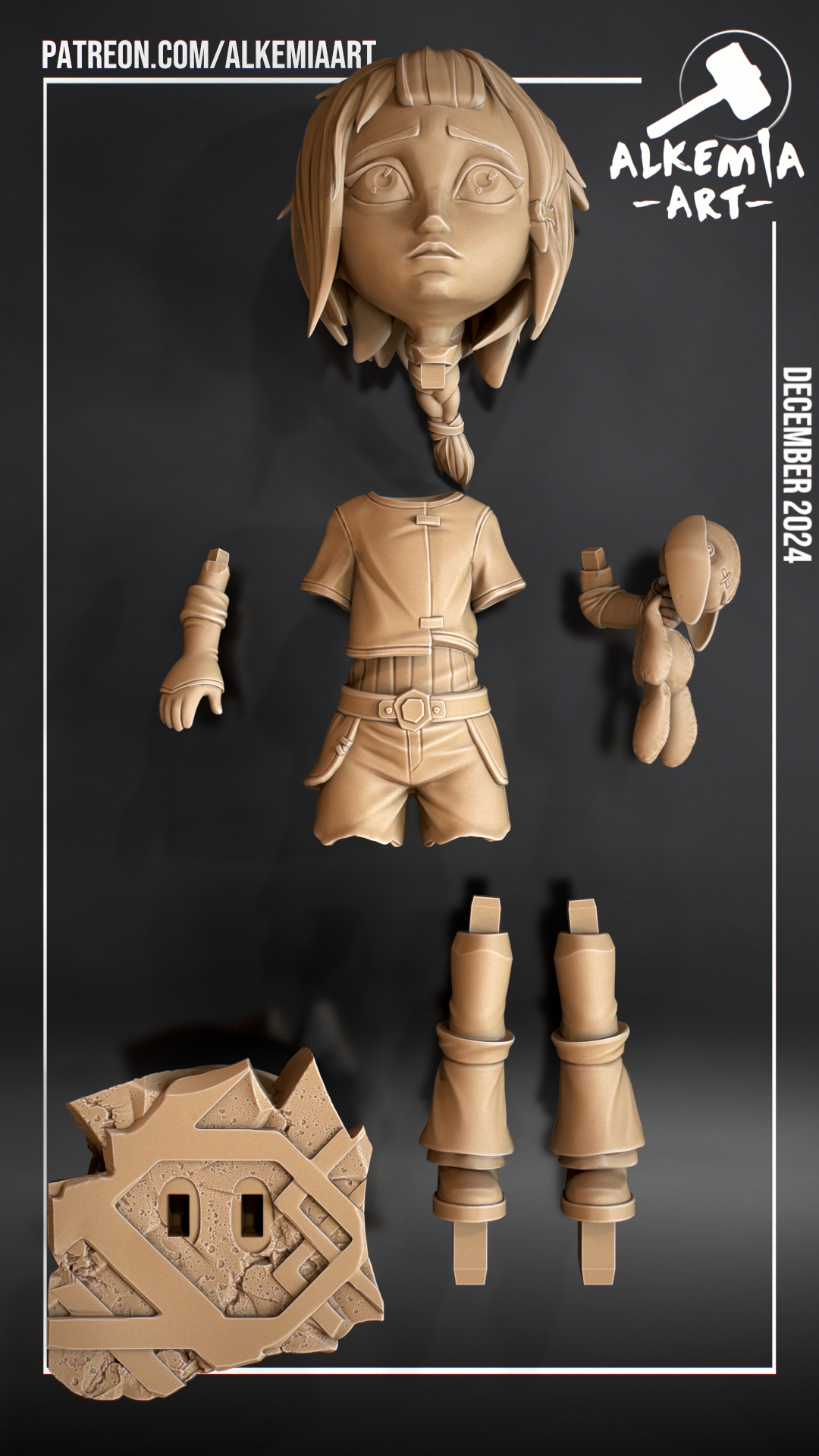 Figurine Powder a peidnre Figurine Arcane a peindre Figurine Netflix a peindre Figurine anime a peindre