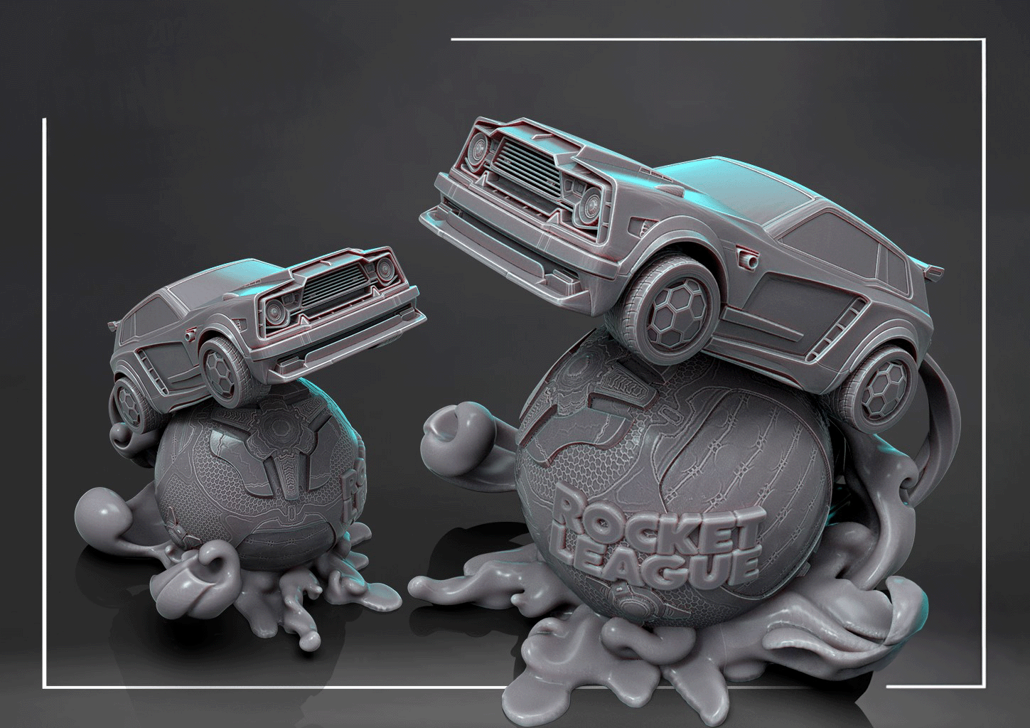 Figurine rocket league a peindre figurine jeux video Steam