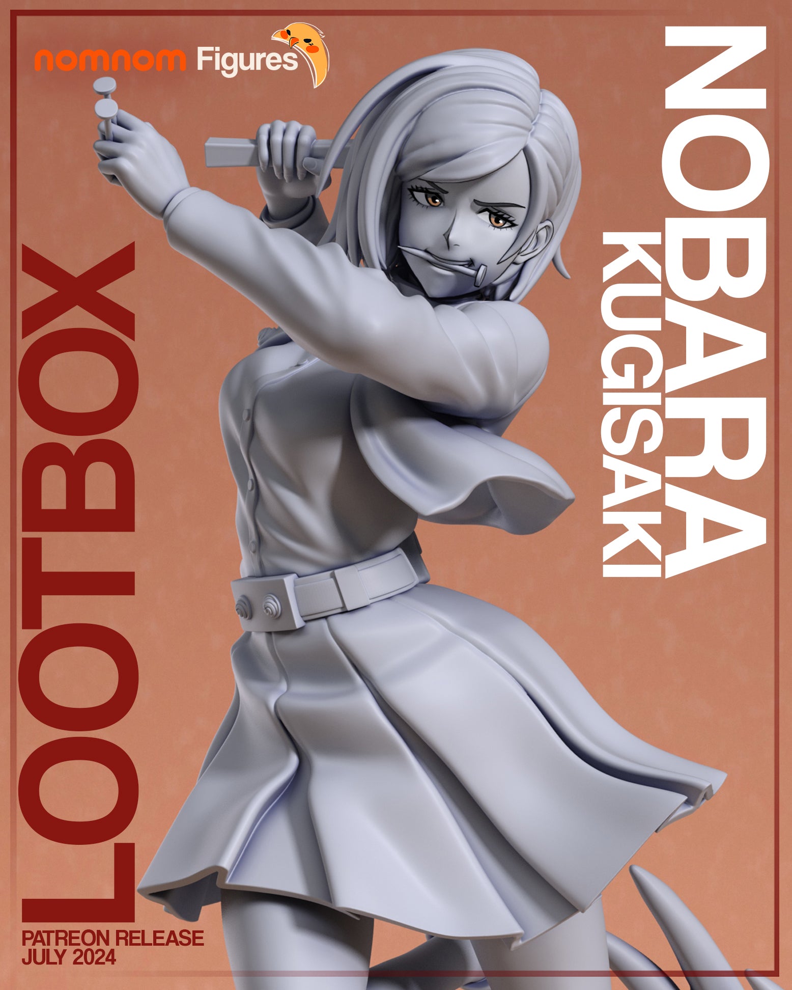 Figurines Nobara Kugisaki a peindre jujutsu kaisen jjk Anime Manga