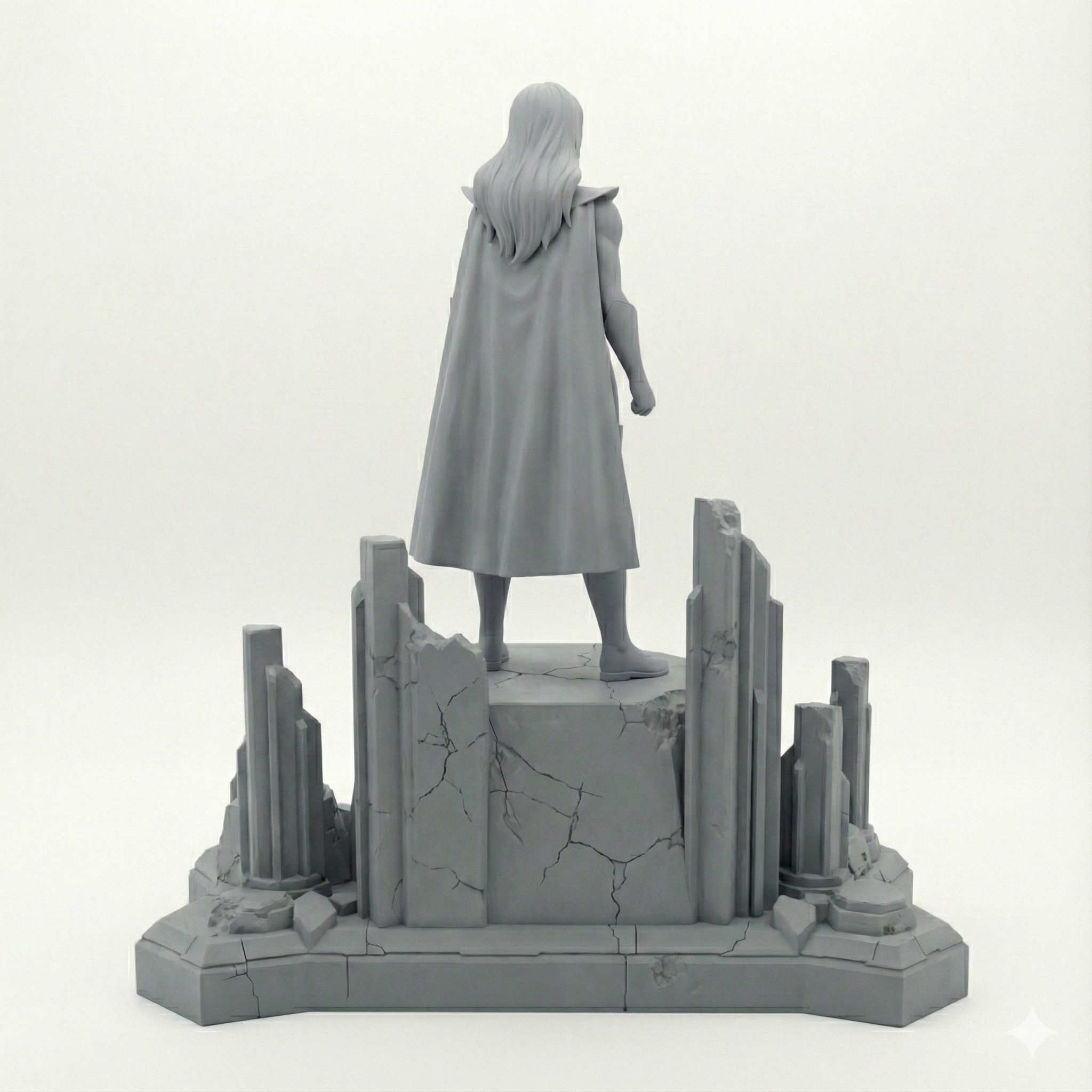 Figurine Blonde Blazer a peindre Figurine Dispatch Jeux vidéo Steam 