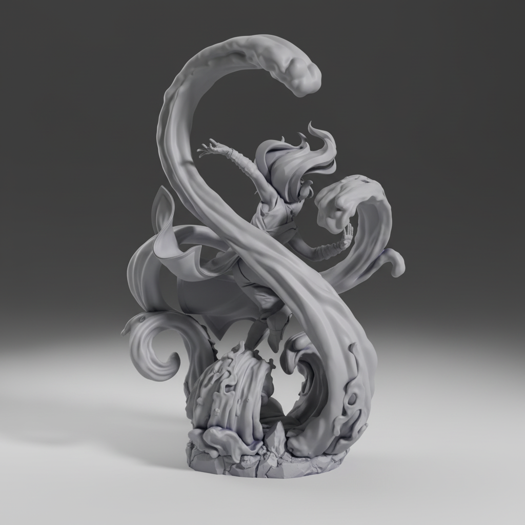 Figurine Katara à peindre Figurine avatar le dernier maitre de l'air figurine anime manga