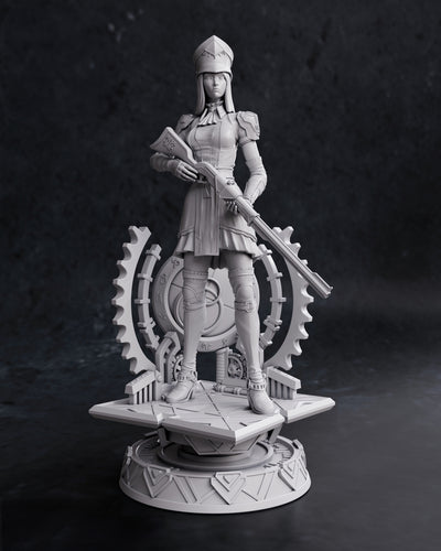 Figurine Caitlyn à peindre