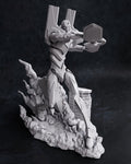 Figurine à peindre EVA 2 Evangelion Manga Anime Film Retro