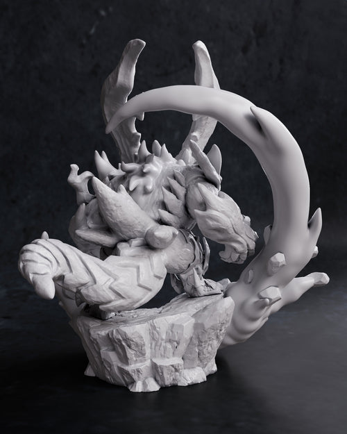 Figurine à peindre Ifrit Final Fantasy 7 jeux vidéo