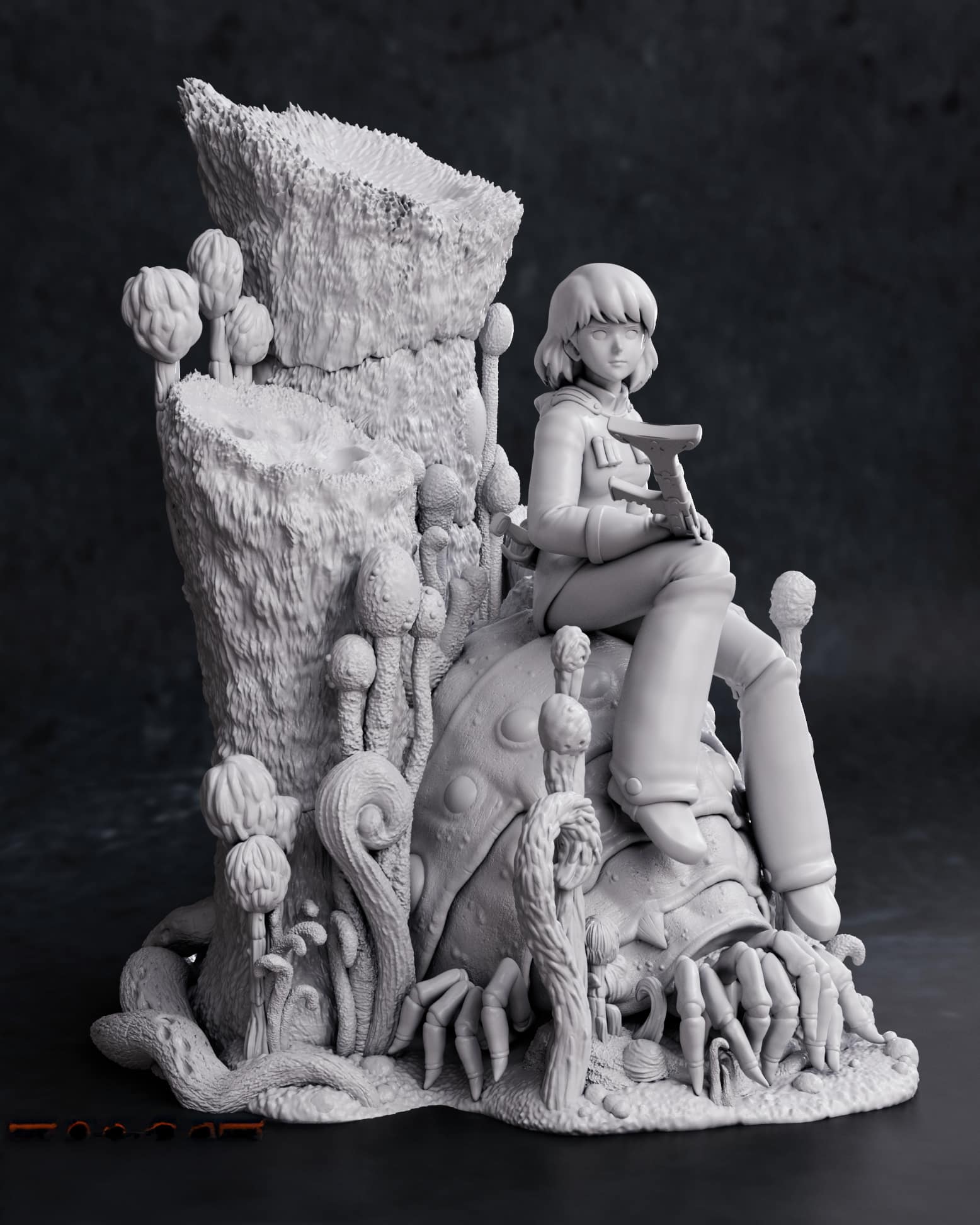 figurine à peindre nausicaa la vallee du vent ghibli manga anime film