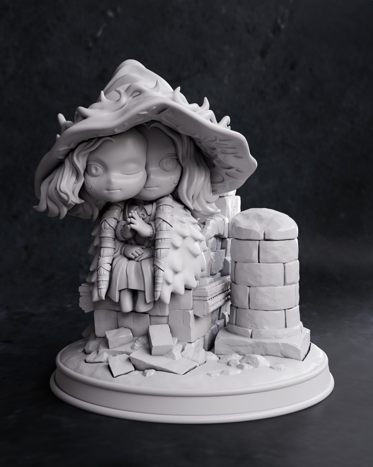 Figurine à peindre Ranni Elden Ring jeux vidéo