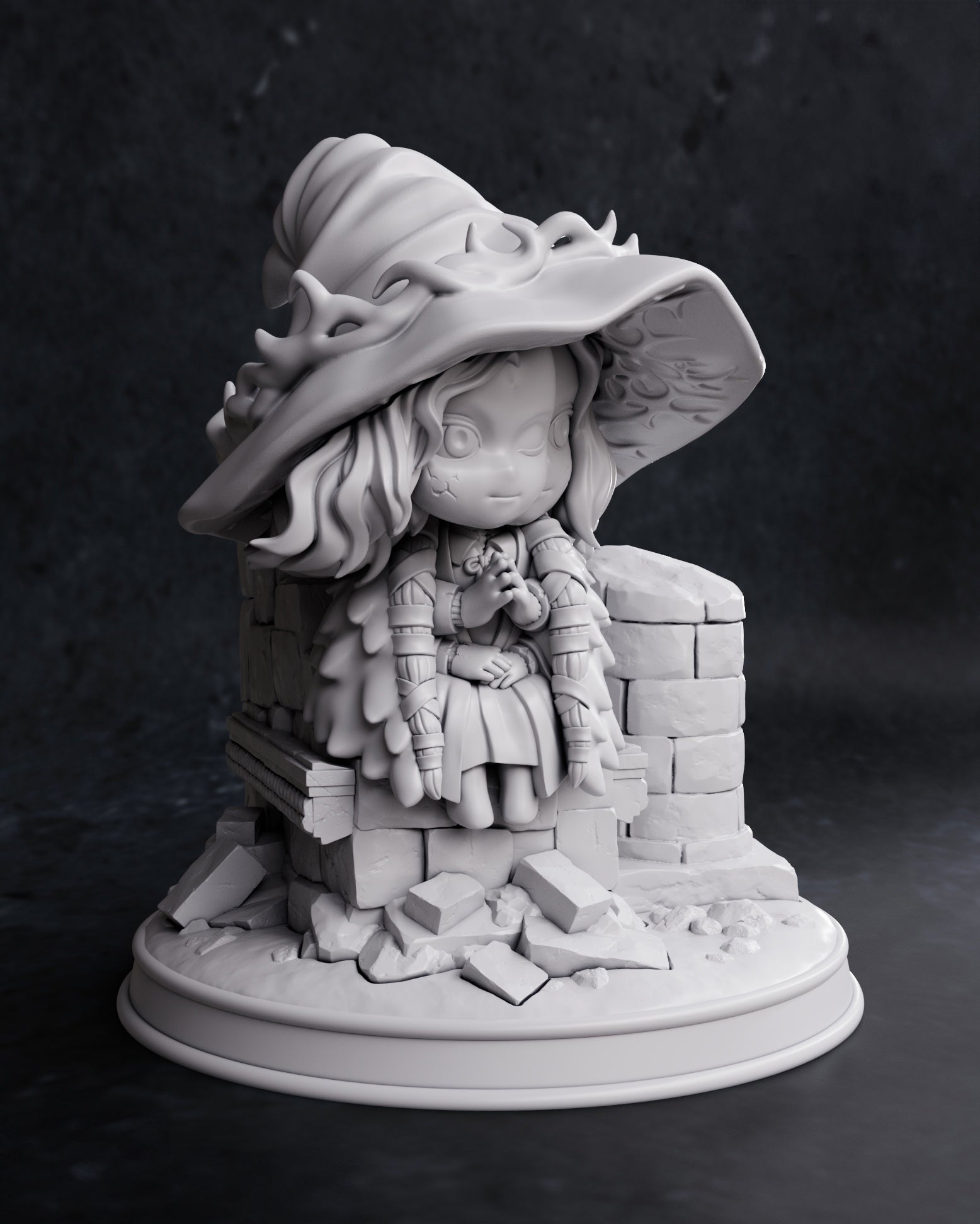 Figurine à peindre Ranni Elden Ring jeux vidéo