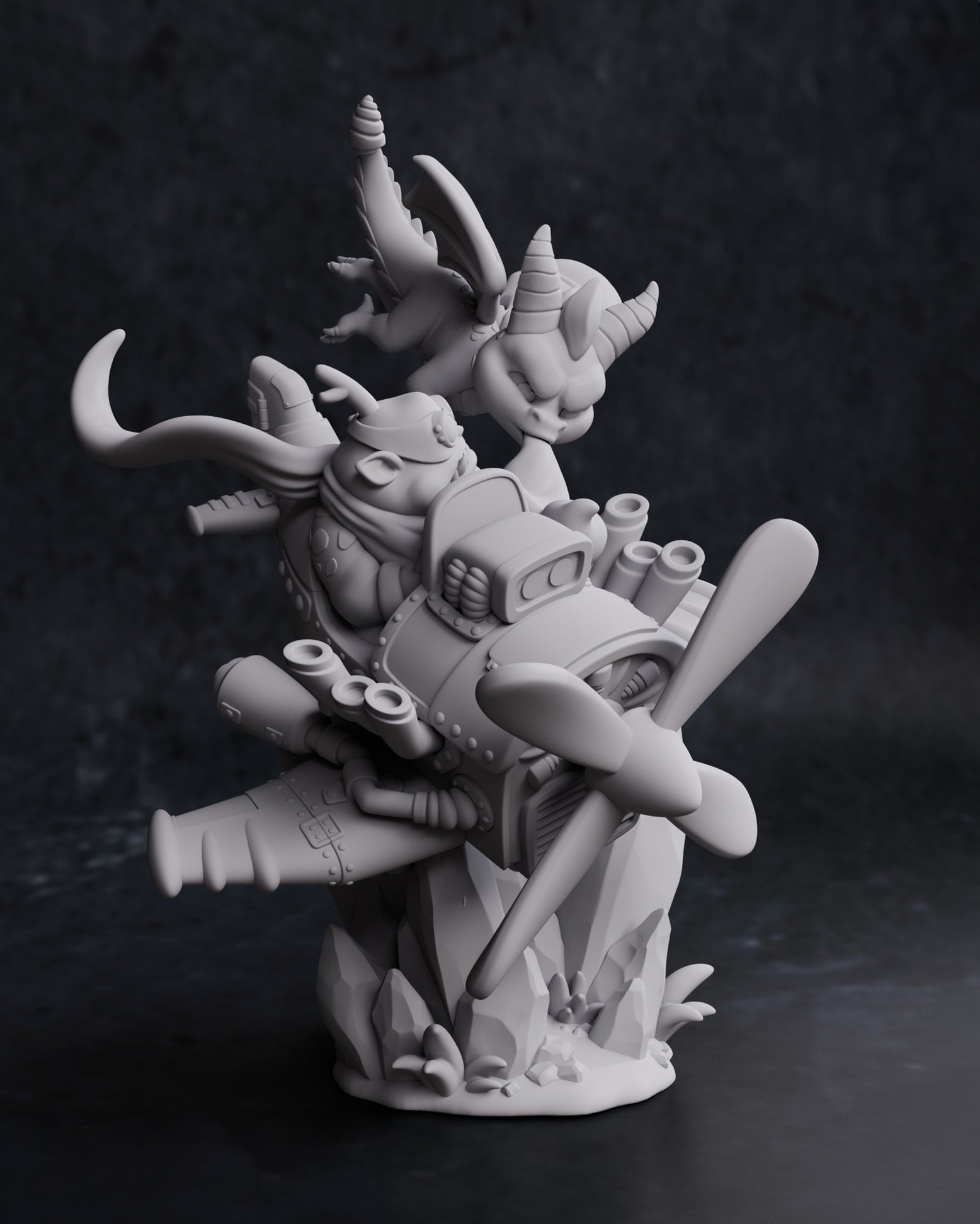 Figurine à peindre Spyro Spyro the dragon jeux vidéo