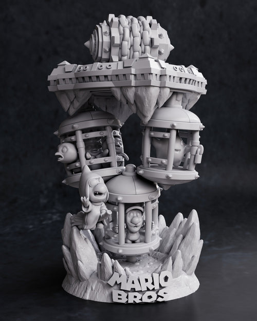 Figurine à peindre Super mario Bros Film animé jeux vidéo