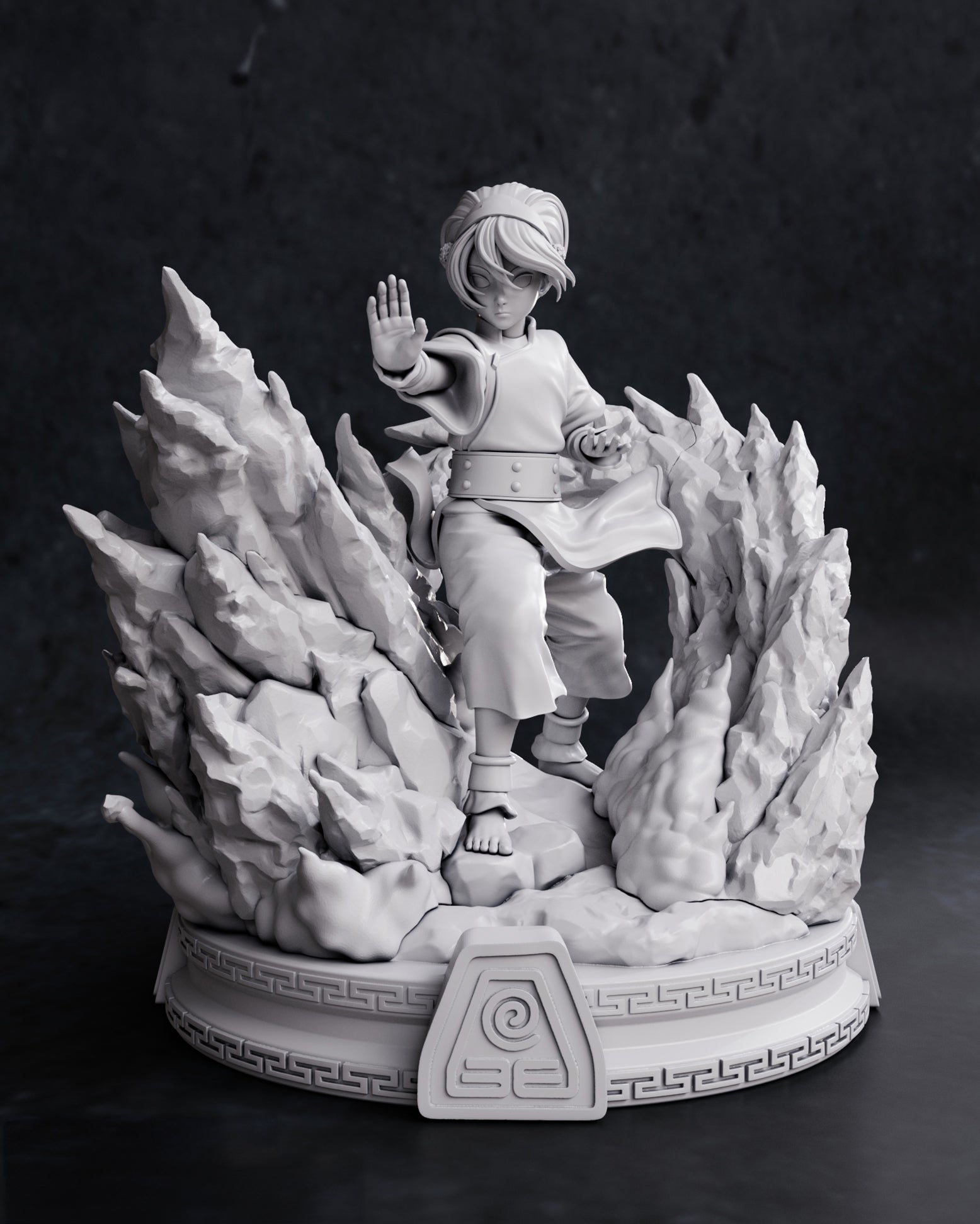 Figurine à peindre Toph Avatar le dernier maitre de l'air animé Manga