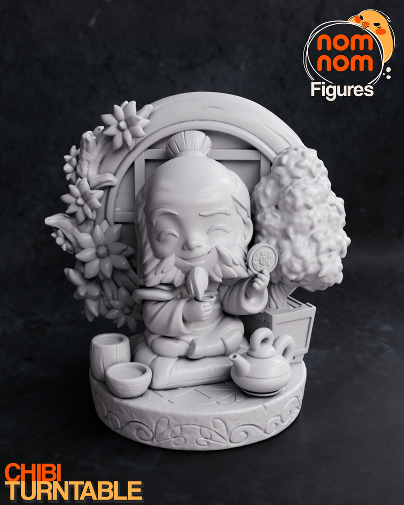 Figurine avatar le dernier maitre de l'air a peindre figurine iroh a peindre Avatar maitre du feux netflix anime manga childhood enfance