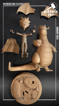 Figurine Dracolosse de Peter Arceus a peindre figurine anime a peindre figurine Manga a peindre figurine Pokemon a peindre