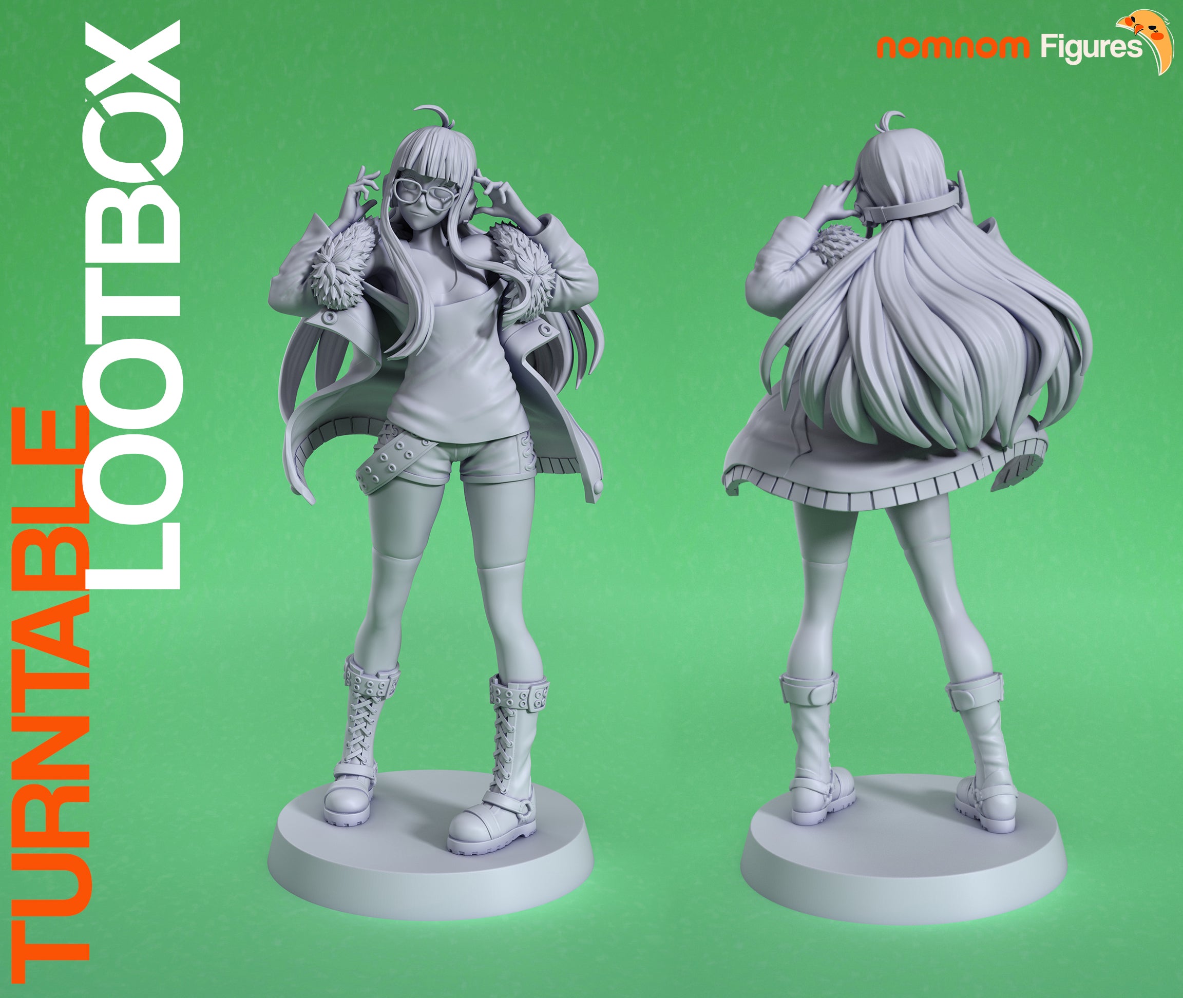 Figurine Futaba Sakura persona 5 a peindre Jeux video waifu