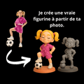 figurine personnalisée enfant à partir d'une photo
