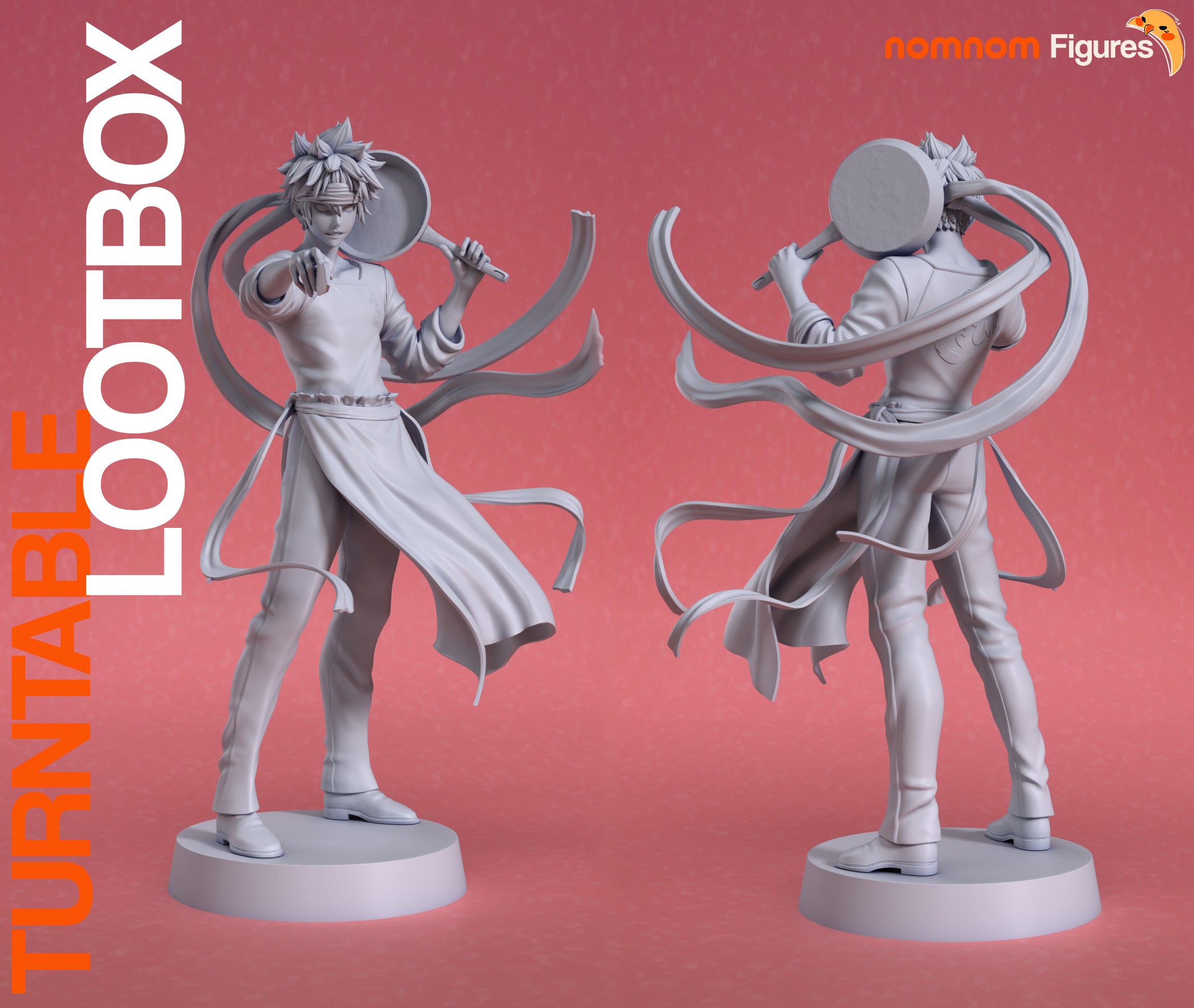 Figurine Soma Yukihira Food Wras! a peindre Manga Anime