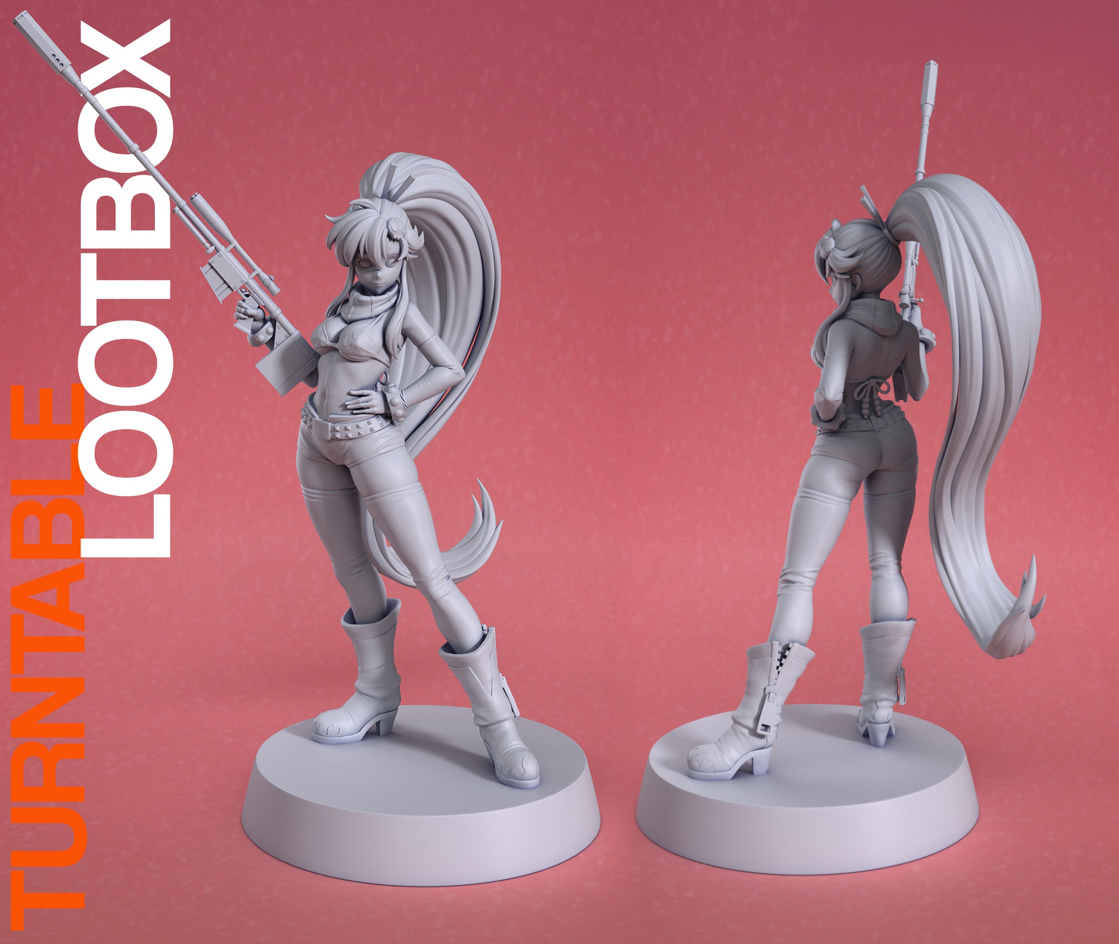Figurine Yoko Gurren Lagann a peindre figurine manga figurine anime