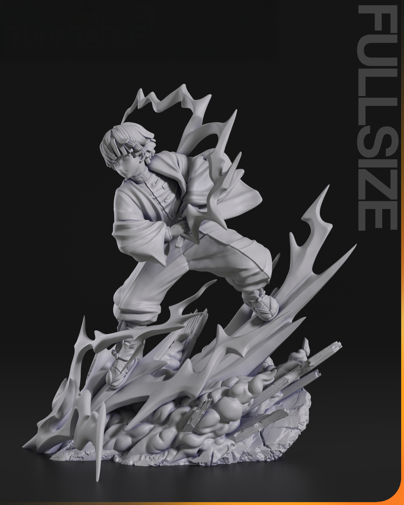 figurine zenitsu a peindre figurine demon slayer figurine anime manga