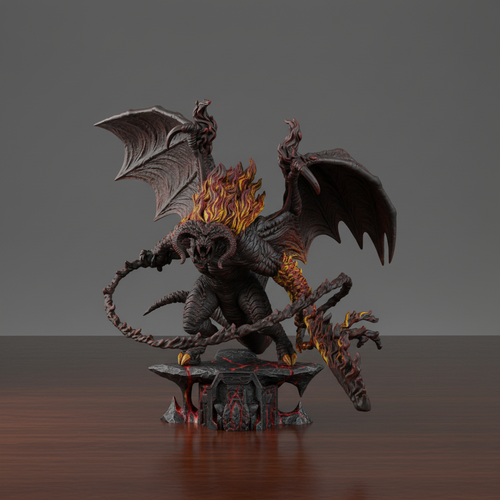 Figurine Balrog du Seigneur des Anneaux à peindre cinema J.R.R Tolkien 