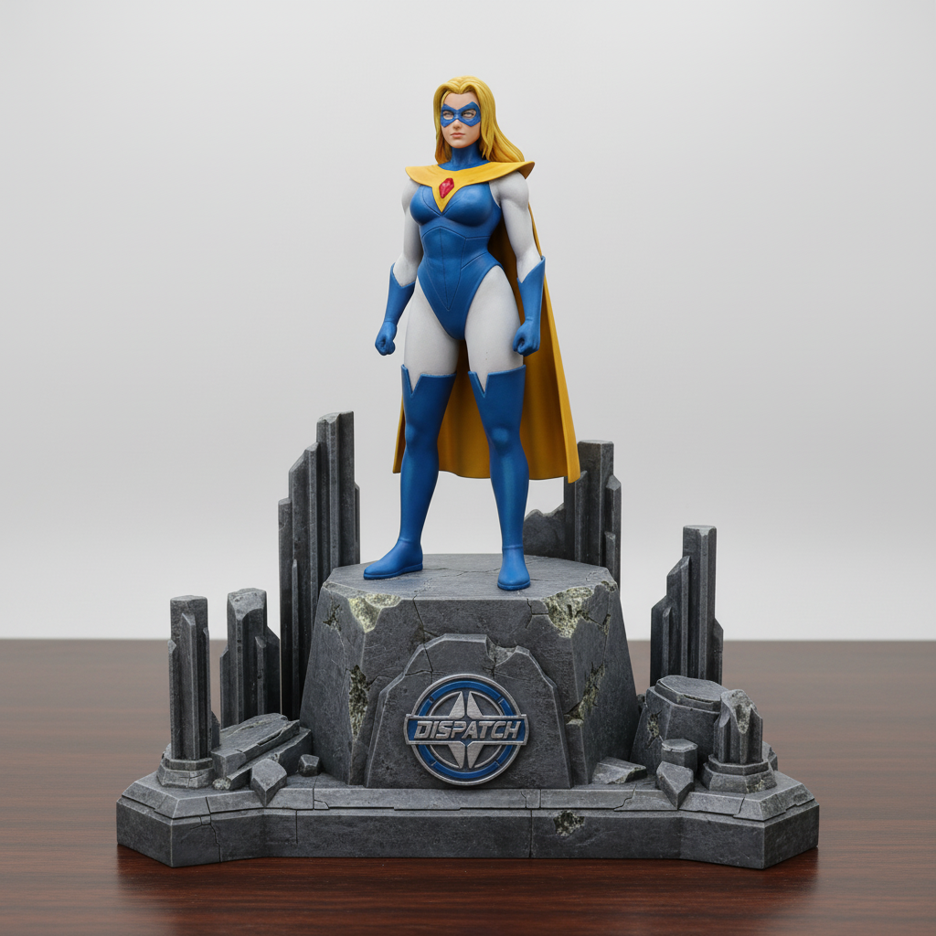 Figurine Blonde Blazer Dispatch à peindre