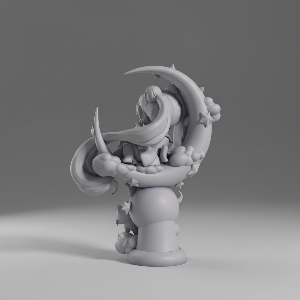 Figurine Chibi Sailor Moon à peindre