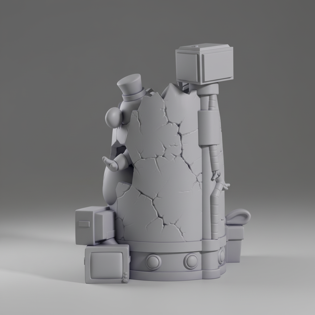 Figurine Five Nights at Freddy's Chibi à peindre