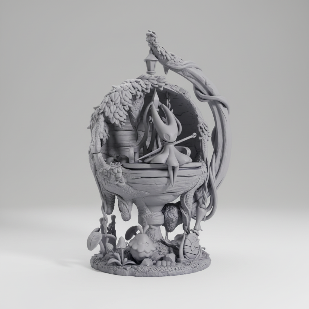 Figurine Hornet de Hollow Knight à peindre