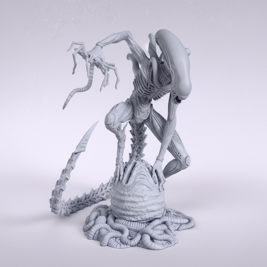 Figurine Xenomorph - Alien à peindre