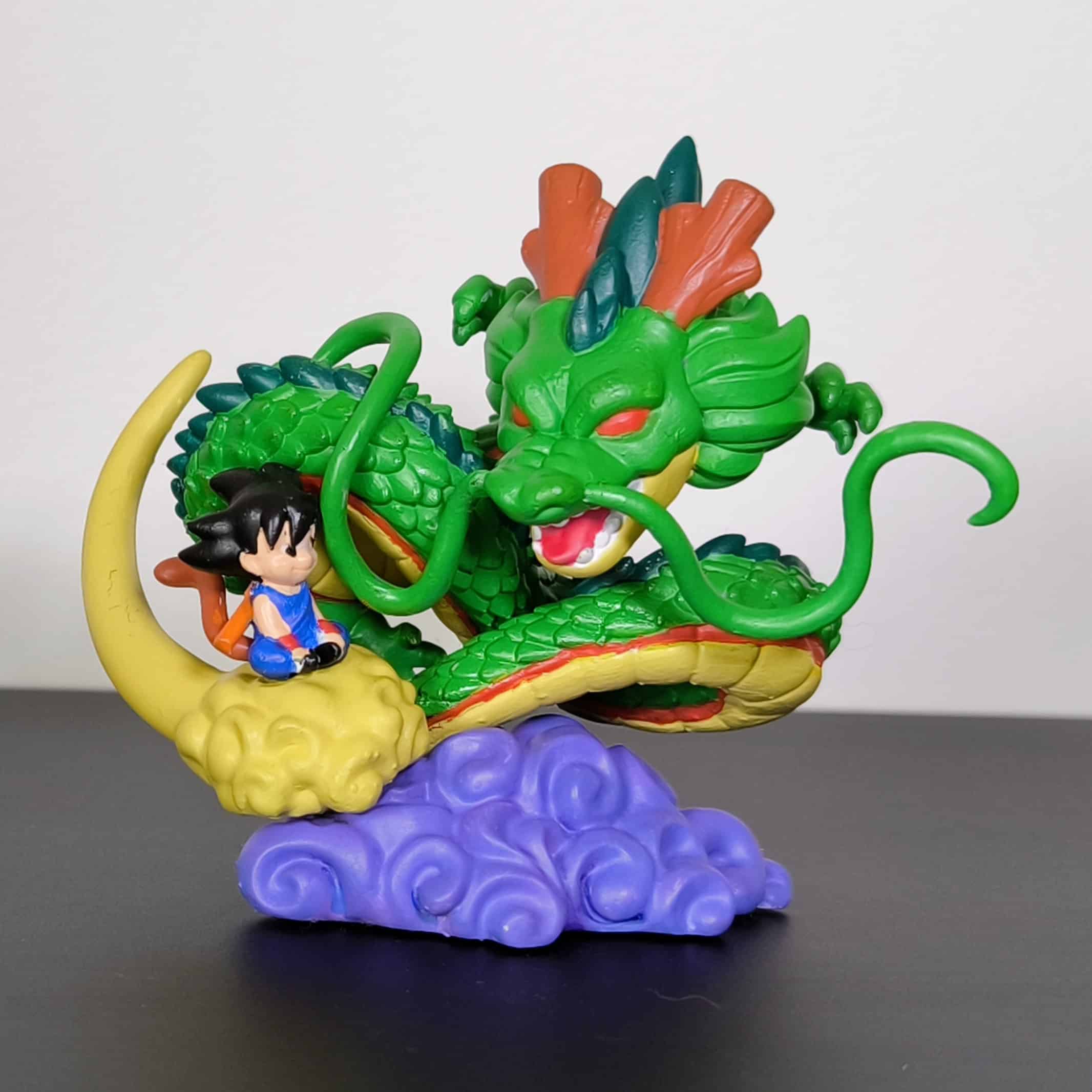 sangoku et shenron (dragon ball)