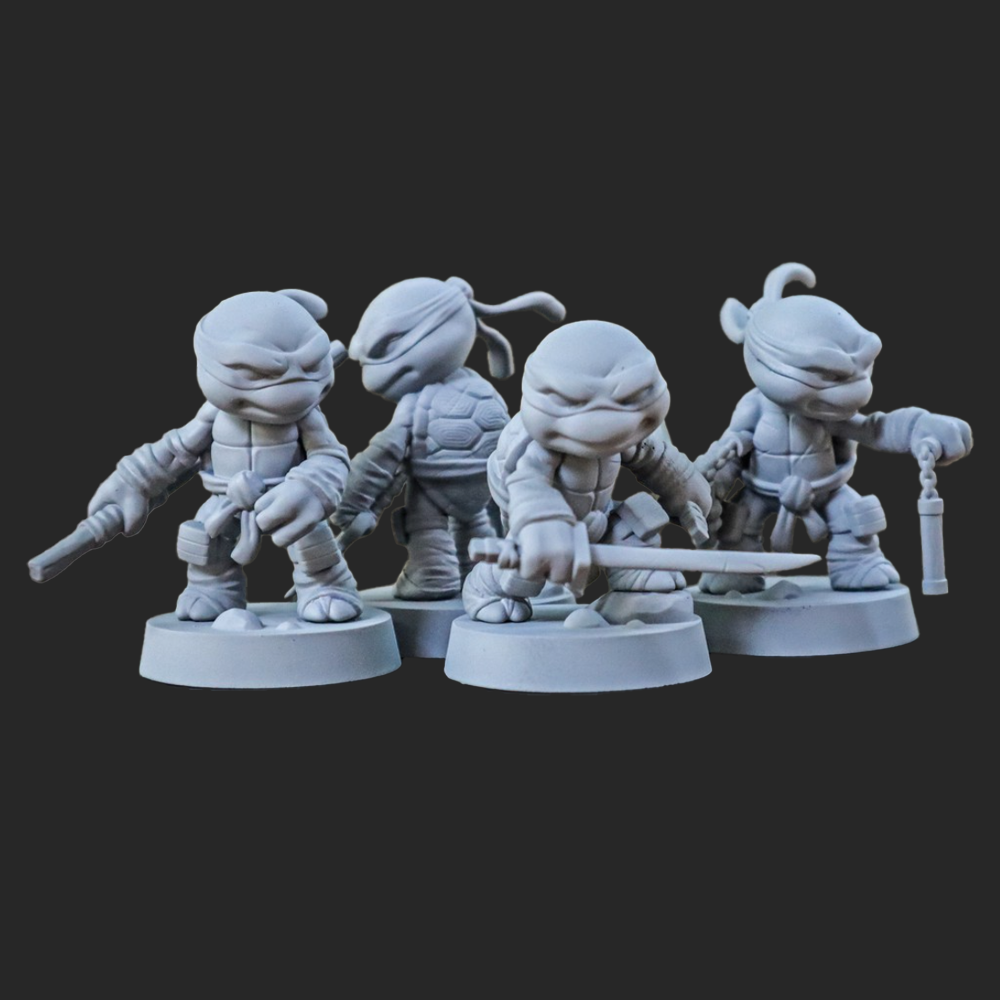 figurine à peindre tortues ninja