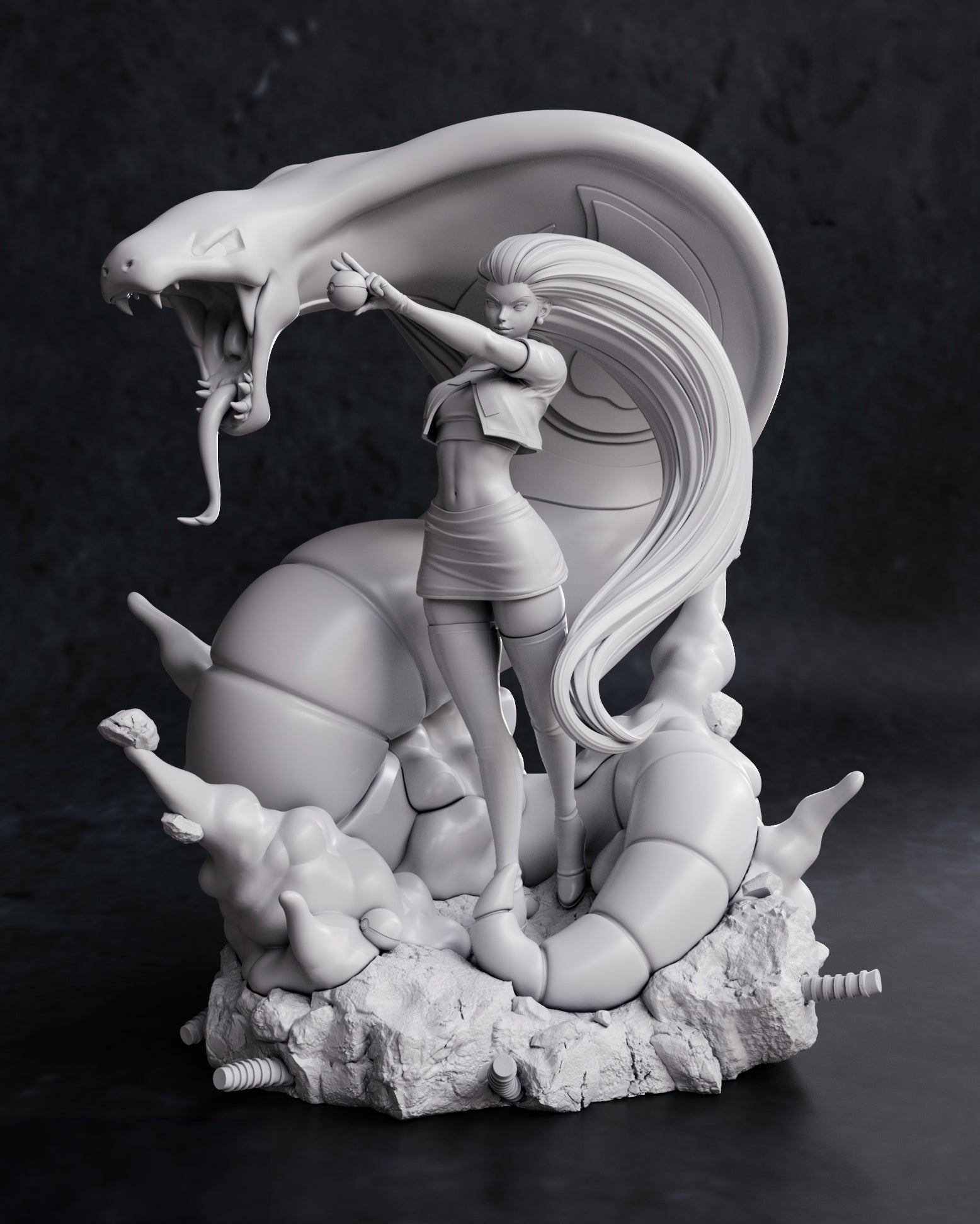 figurine à peindre team rocket pokémon
