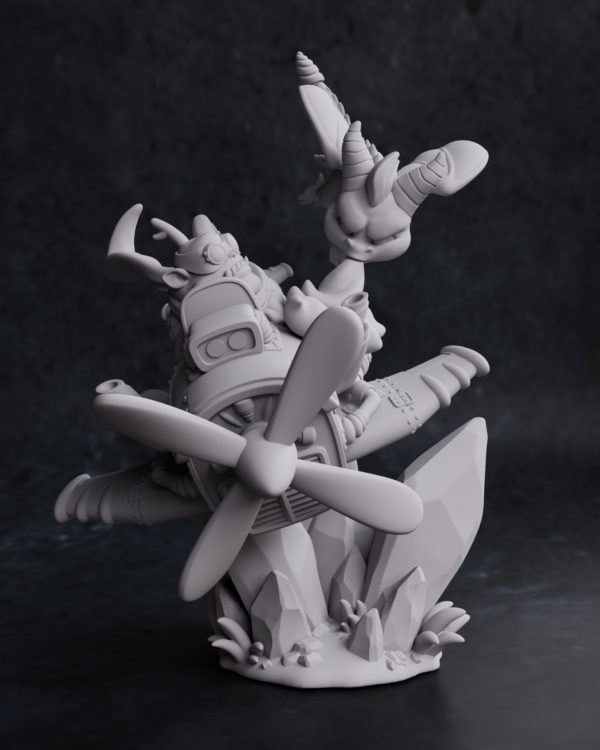 Figurine à peindre Spyro Spyro the dragon jeux vidéo