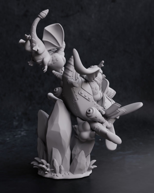 Figurine à peindre Spyro Spyro the dragon jeux vidéo