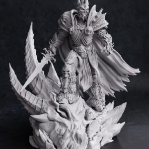 Figurine à peindre Arthas World Of Warcraft jeux vidéo