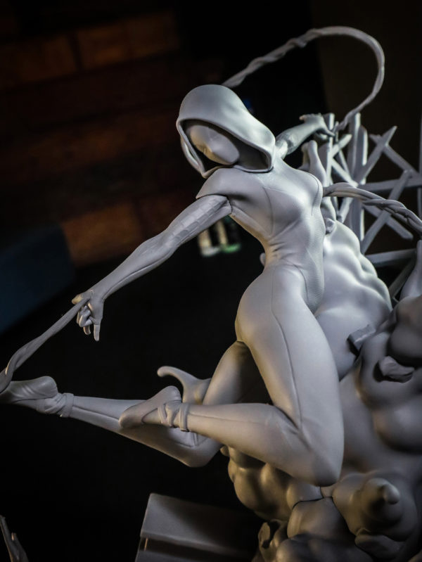 Figurine Spider Gwen à peindre films animation comics Spiderman across the Spider verse