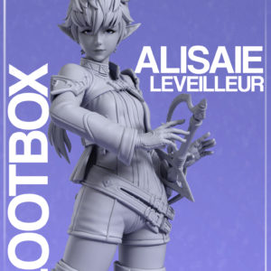 Figurine Alisaie Leveilleur a peindre Final Fantasy ff14 jeux video