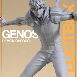 Figurine Genos One Punch Man a peindre Anime Manga