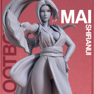 Figurine Mai shiranui Street Fighter 6 a peindre the king of fighters Fatal fury street fight combat jeux video retro