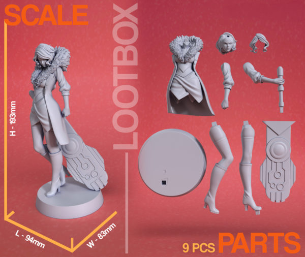 Figurine Red transistor a peindre Figurine Jeux Video