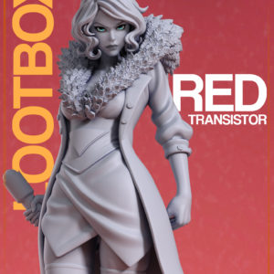 Figurine Red transistor a peindre Jeux Video