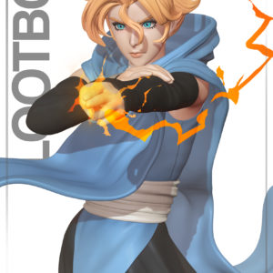 Figurine Sypha belnades a peindre Castlevania anime Alucard