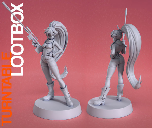 Figurine Yoko Gurren Lagann a peindre figurine manga figurine anime