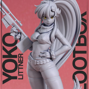 Figurine Yoko Gurren Lagann a peindre figurine manga figurine anime