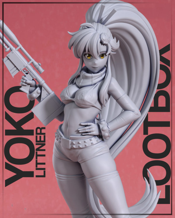 Figurine Yoko Gurren Lagann a peindre figurine manga figurine anime