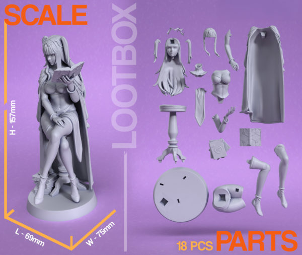 Figurines Tharja Fire Emblem Awakening a peindre Jeux video